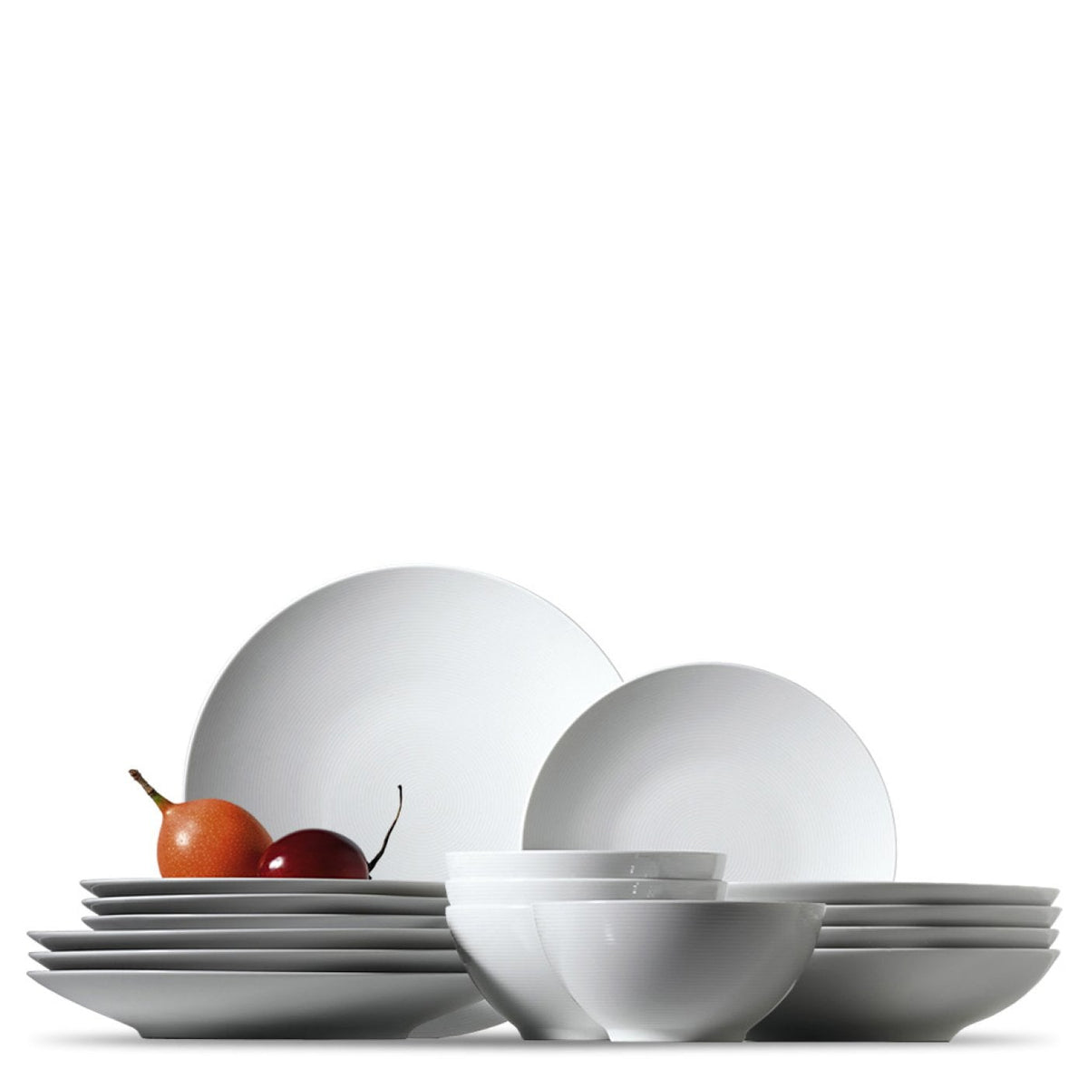 Thomas Geschirrset Loft von Rosenthal – 16-teiliges Set, Ø 28 cm, Porzellan, spülmaschinenfest