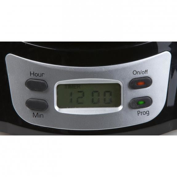 Domo DO709K Filterkaffeemaschine – 8 Tassen, 1 l, Karaffe, Schwarz/Edelstahl