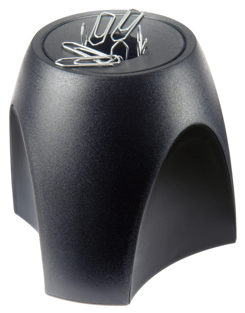HAN Klammernspender – magnetisch, Polystyrol (PS), schwarz, 99 × 99 × 94 mm