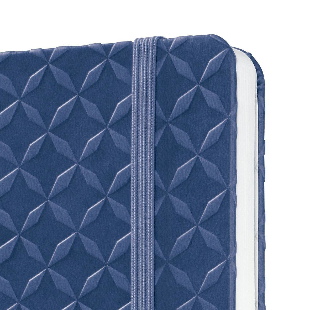 Sigel Notizbuch JOLIE Flair, A6, liniert, Fadenheftung, Karton, 174 Seiten, perforiert, 80 g/m² – Indigo