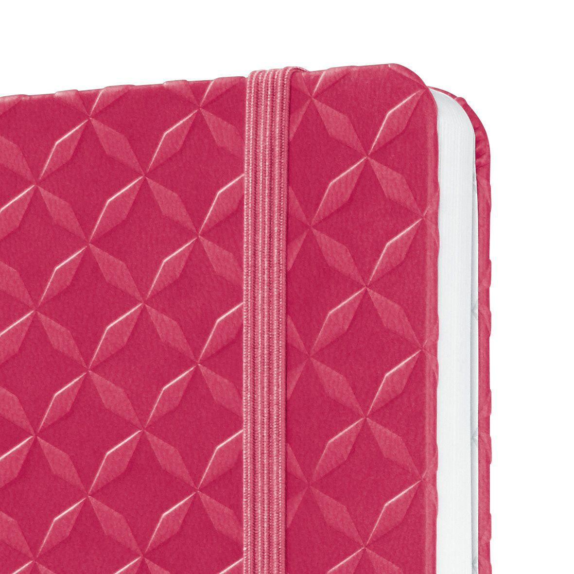 Sigel Notizbuch A6, liniert, Fadenheftung, Hardcover, 174 Seiten, perforiert, 80 g/m² – Fuchsia