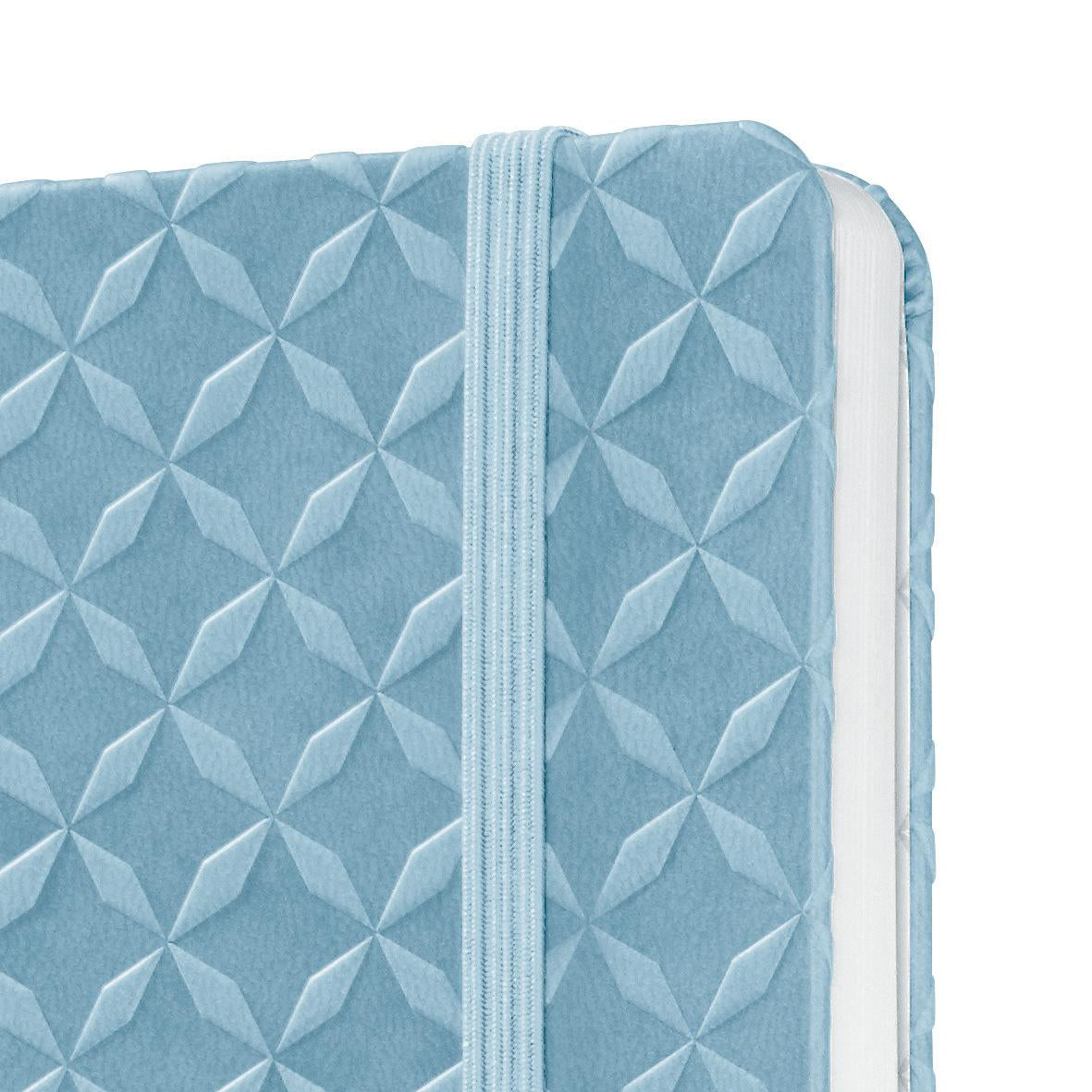 Sigel Notizbuch JOLIE Flair, A5, liniert, Fadenheftung, 174 Seiten, perforiert, 80 g/m² – hellblau