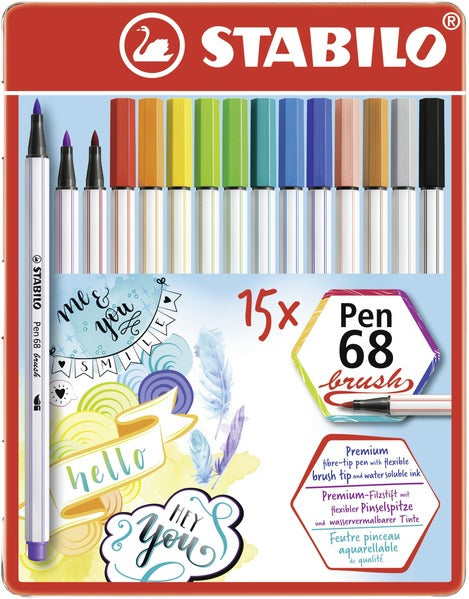 STABILO Filzstifte, 15 Farben