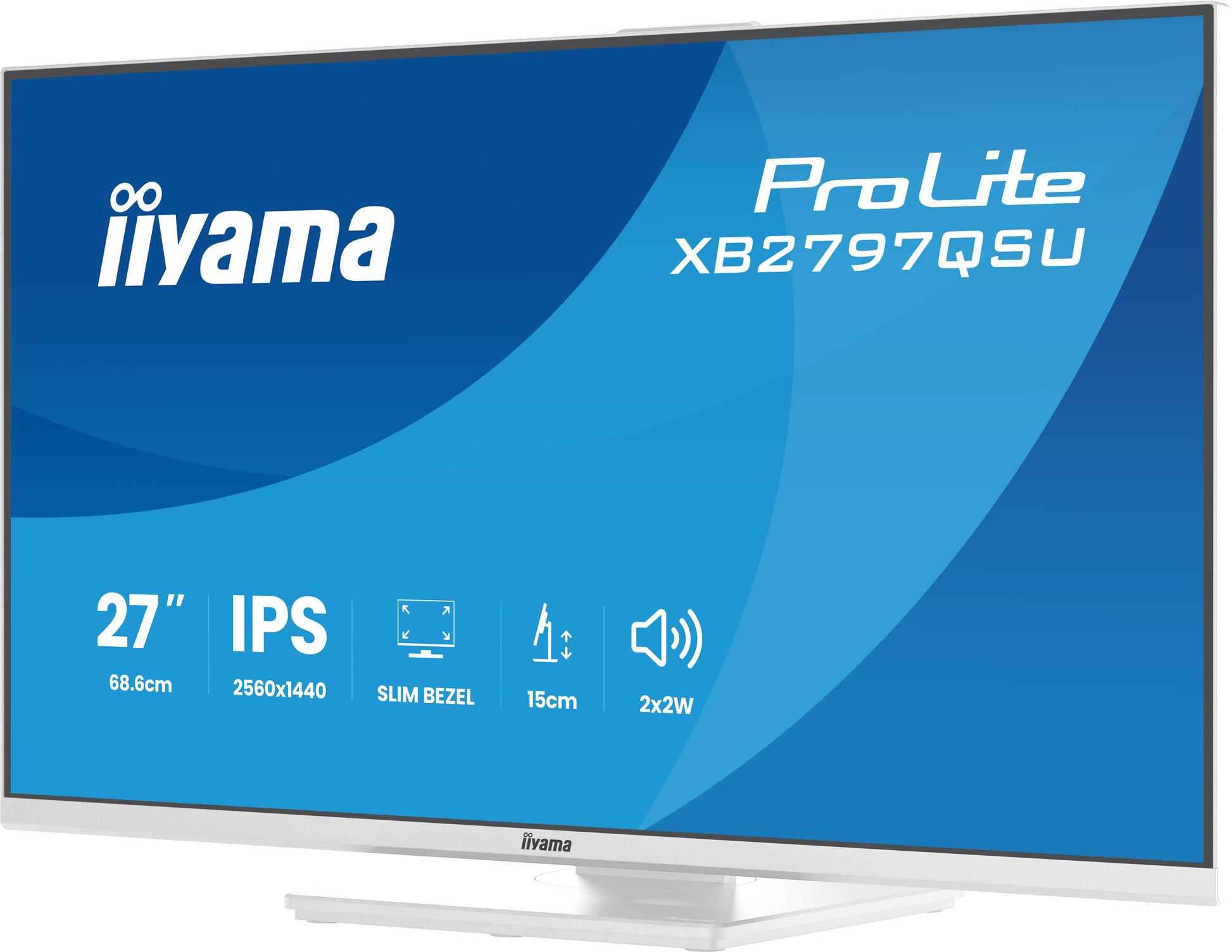 iiyama ProLite XB2797QSU-W1 – 27", 2560 × 1440 (WQHD), IPS