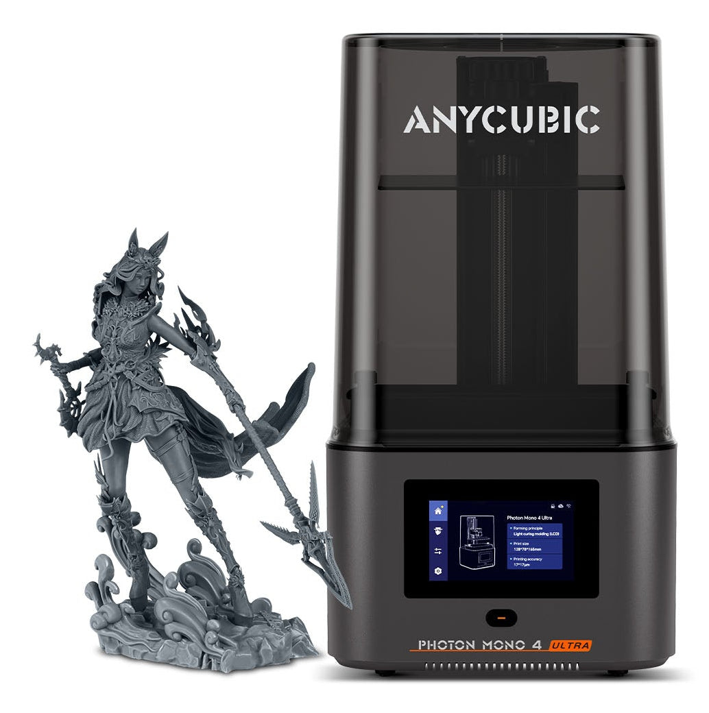 Anycubic Photon Mono 4 Ultra Harz-3D-Drucker – Bauvolumen 153,4 × 87 × 165 mm – Min. Schichthöhe 0,02 mm