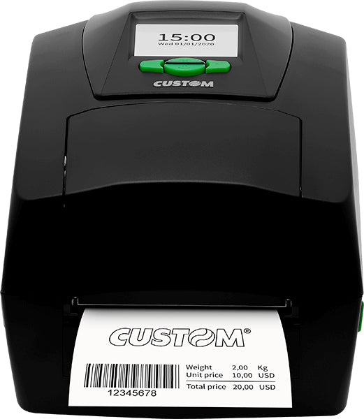 CUSTOM D4-202 – Beschriftungsgerät, USB, RS-232, Display