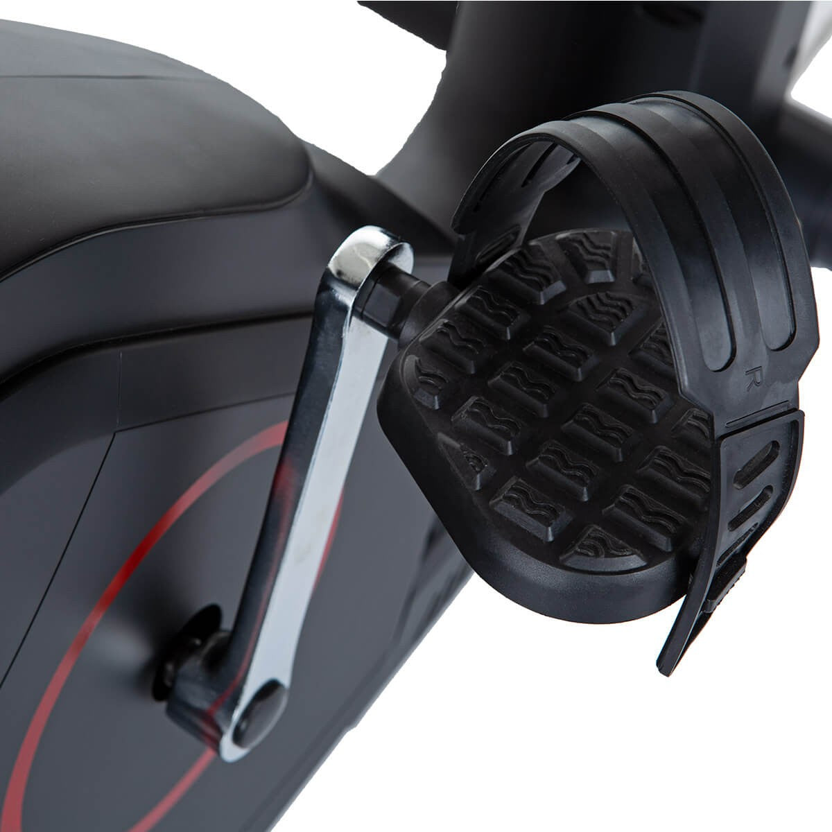HAMMER Aufrechtes Fahrrad Cardio XT6 BT, Belastbarkeit 130 kg, Schwungmasse 8 kg – Schwarz