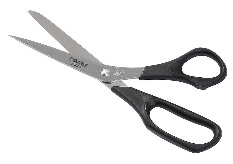 Dahle 50008 Schere 21,0 cm, für Rechtshänder – Edelstahl, spülmaschinenfest, Schwarz