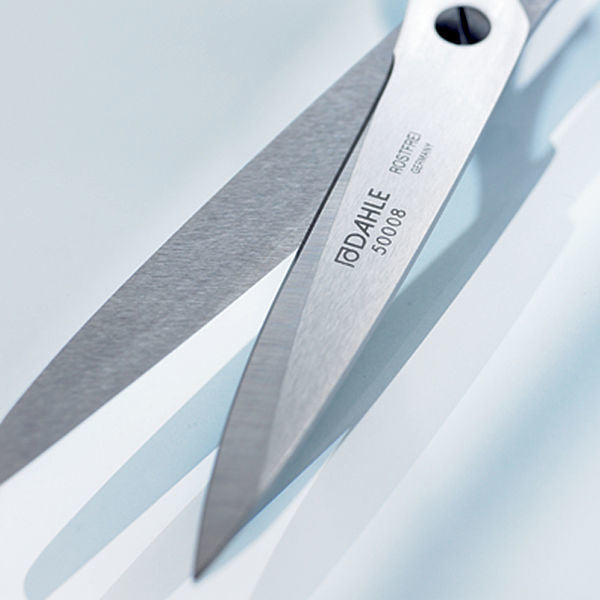 Dahle 50008 Schere 21,0 cm, für Rechtshänder – Edelstahl, spülmaschinenfest, Schwarz