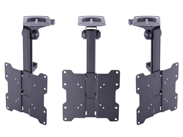 Multibrackets Flip Down – Wandhalterung, schwenkbar, bis 37", bis 20 kg, schwarz