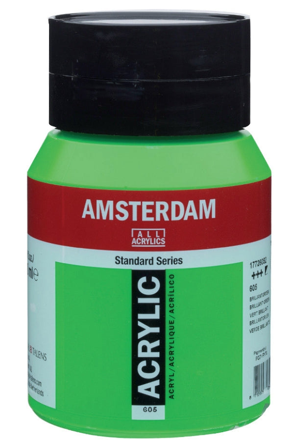 Royal Talens AMSTERDAM Standard Acrylfarbe – Brillantgrün – 500 ml