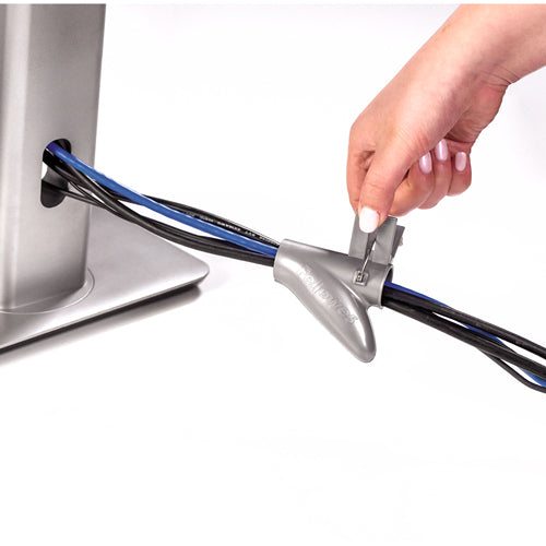 Fellowes CableZip Kabelschlauch, Ø 20 mm × 2 m – silber