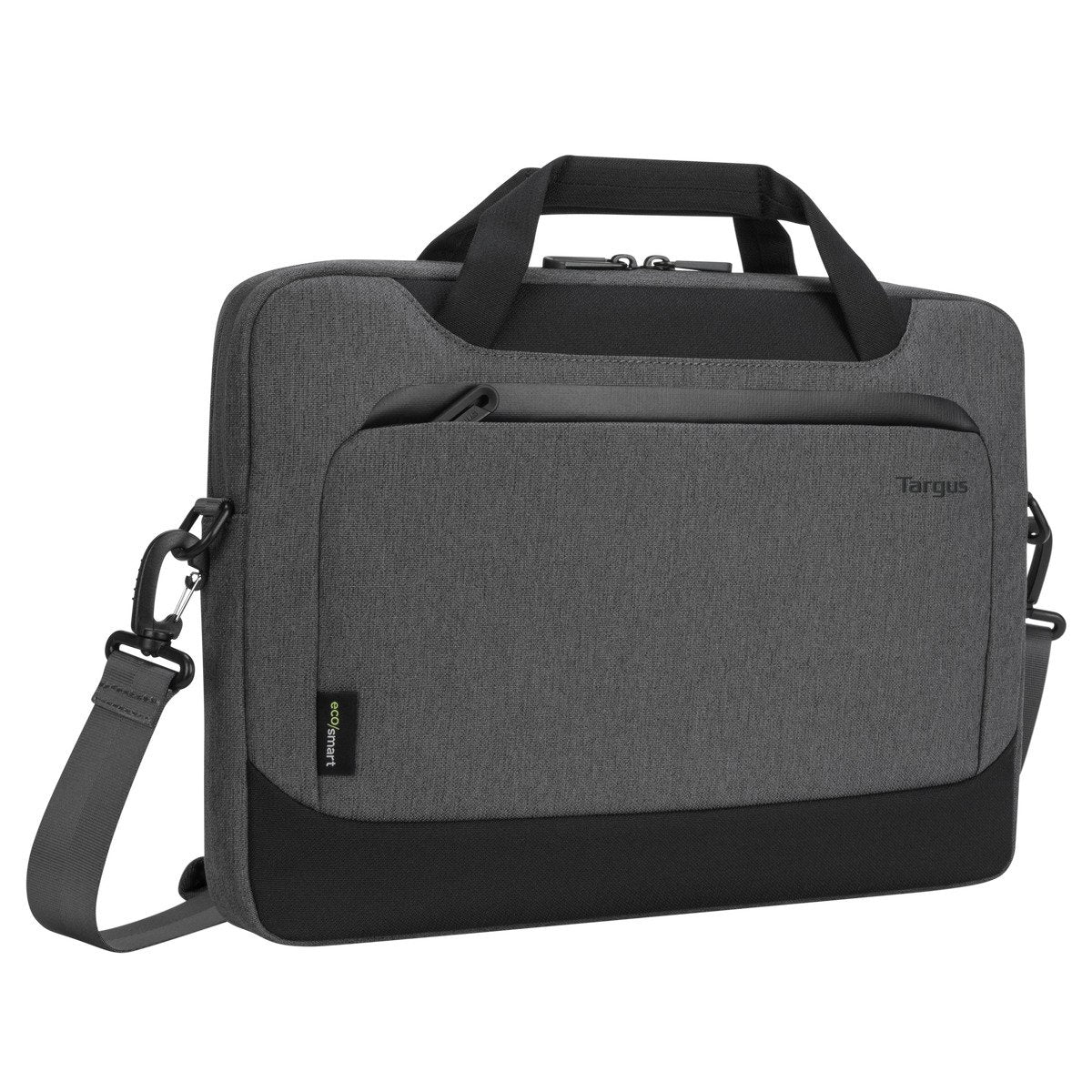 Targus Notebook-Tasche für Laptops bis 15,6" – mit Tragegriff, abnehmbarem Schultergurt – Grau
