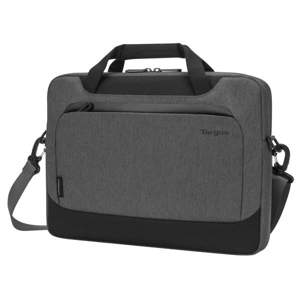 Targus Notebook-Tasche für Laptops bis 15,6" – mit Tragegriff, abnehmbarem Schultergurt – Grau