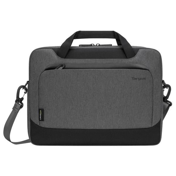 Targus Notebook-Tasche für Laptops bis 15,6" – mit Tragegriff, abnehmbarem Schultergurt – Grau