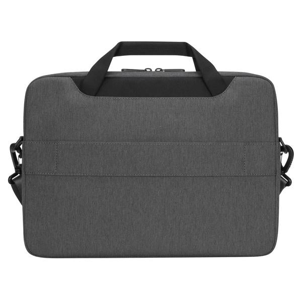 Targus Notebook-Tasche für Laptops bis 15,6" – mit Tragegriff, abnehmbarem Schultergurt – Grau
