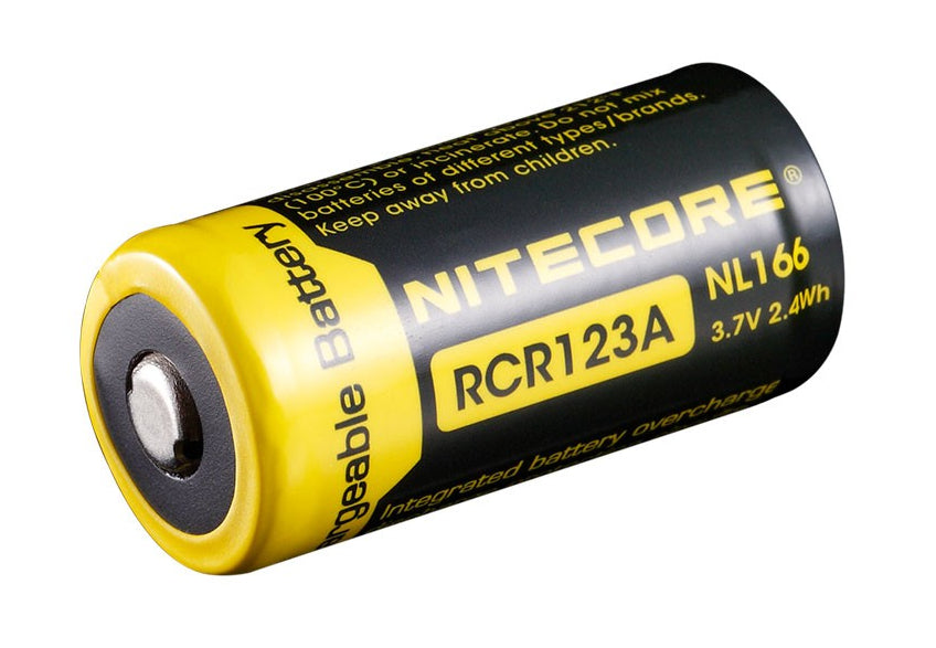 Nitecore 16340 Akku, Li-Ion, 650 mAh, 3,7 V – 1 Stk.