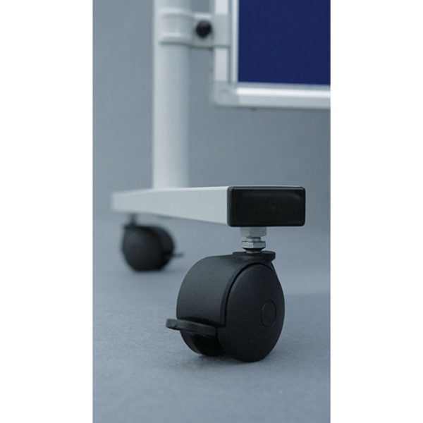 Franken Rollen-Set – Schwarz, Kunststoff – 2 Stk.