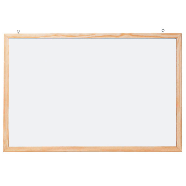 Franken Whiteboard – 40 × 30 cm – Stahl, Holzrahmen, Weiss