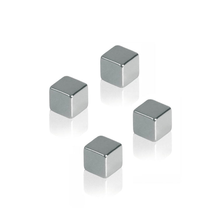 Franken Tafelmagnete – 4 Stk., silber