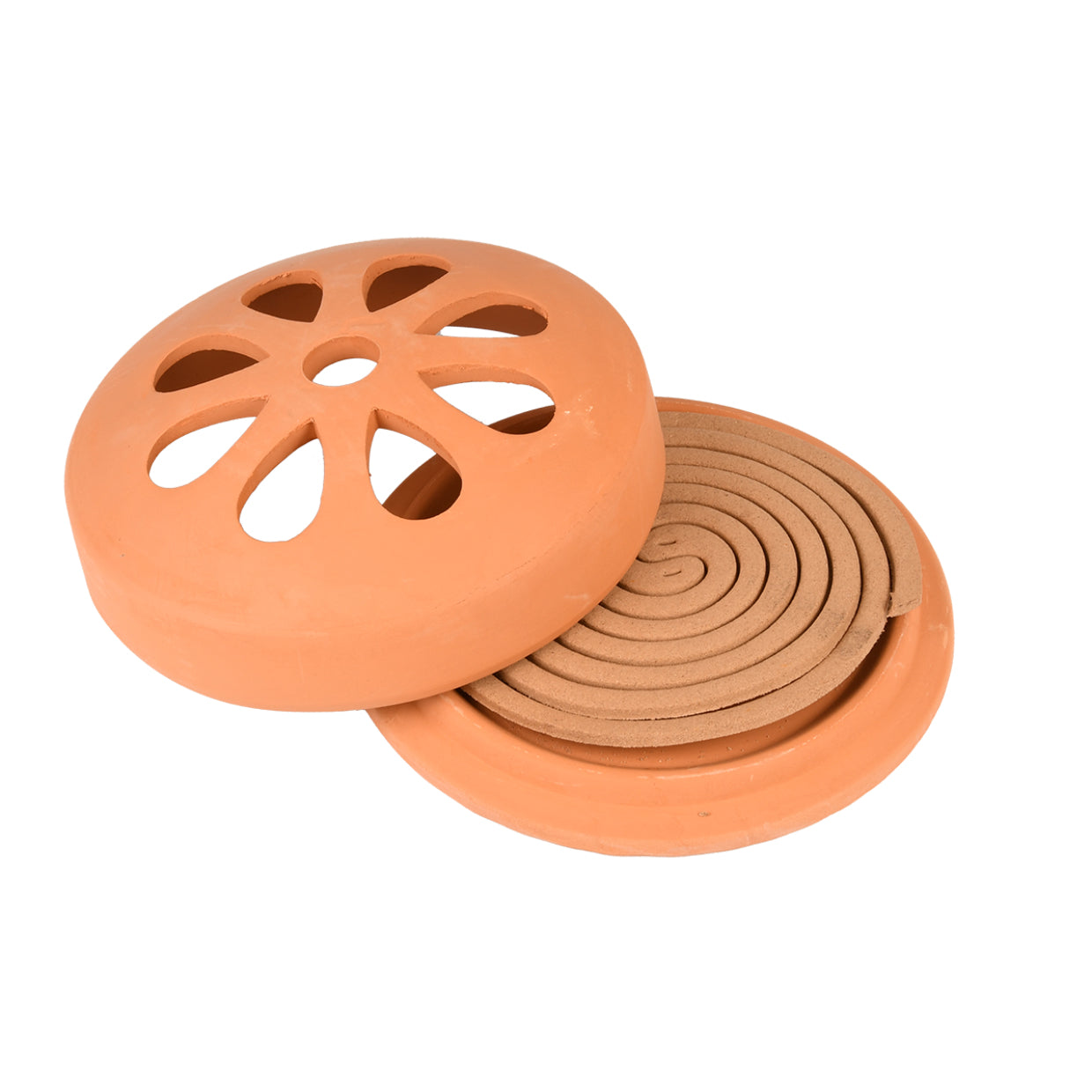 Esschert Design FF263 Insektenfalle – 15,2 × 15,2 × 5,9 cm – Terrakotta – für Insekten – 10 Stk.