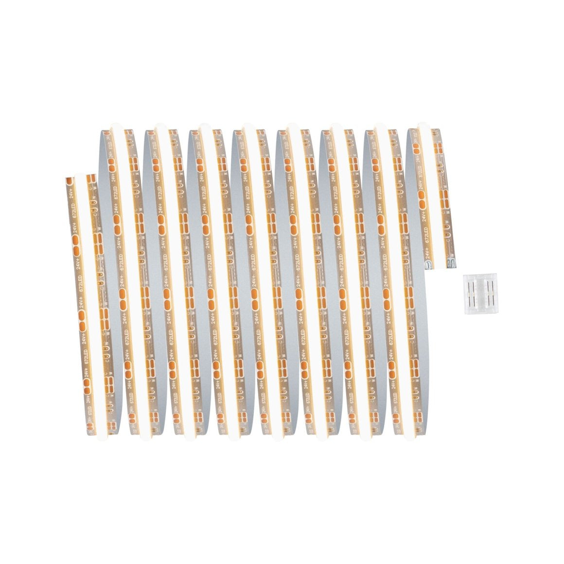 Paulmann LED-Strip MaxLED 1000 71116 – 2,5 m, 3000 lm, 23,5 W, 2700–6500 K, dimmbar, silber