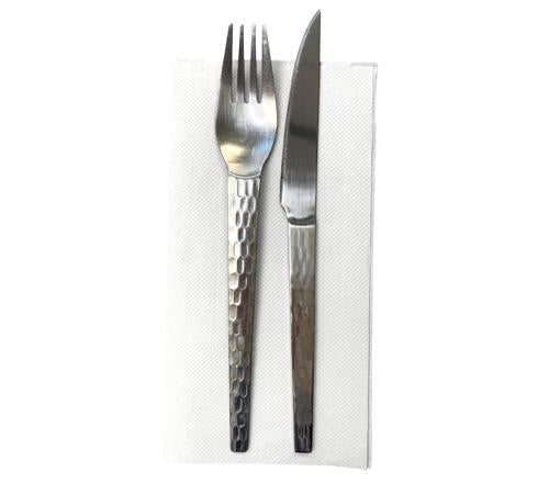 PRONAPPE Servietten – weiss – 38 × 38 cm, 2-lagig – 40 Stück