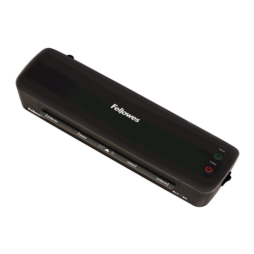 Fellowes Arc Laminiergerät A4 – Heisslaminator, bis 80 µm, 2 Rollen, 300 mm/min, schwarz