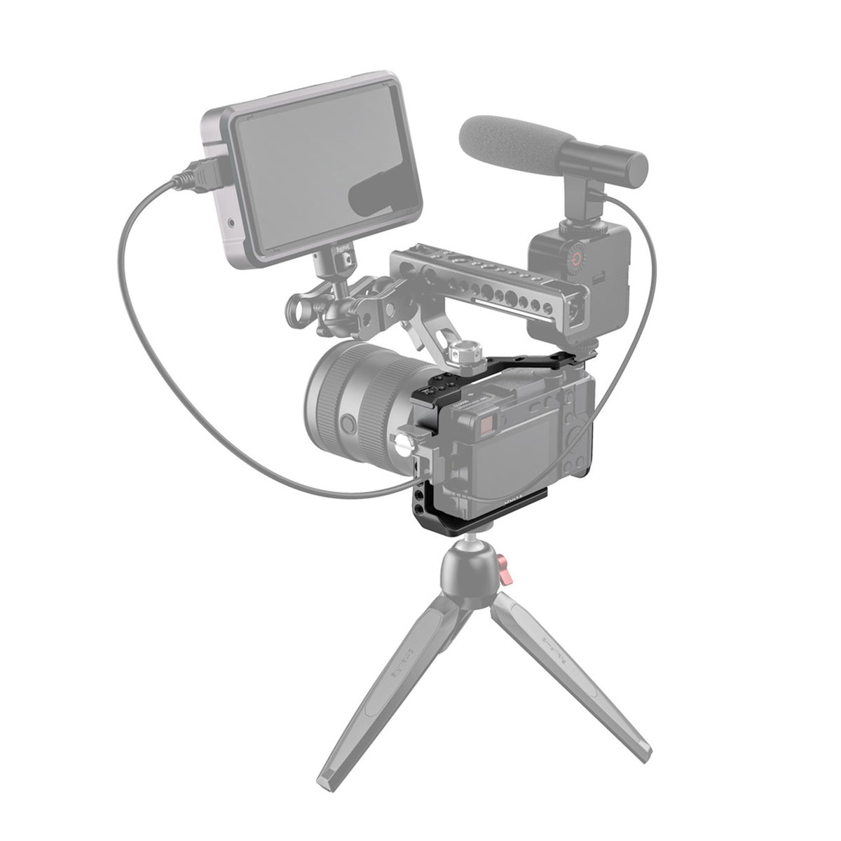 SmallRig CCS2493 Cage – 103 × 62 × 188 mm – für Sony A6600 – Schwarz
