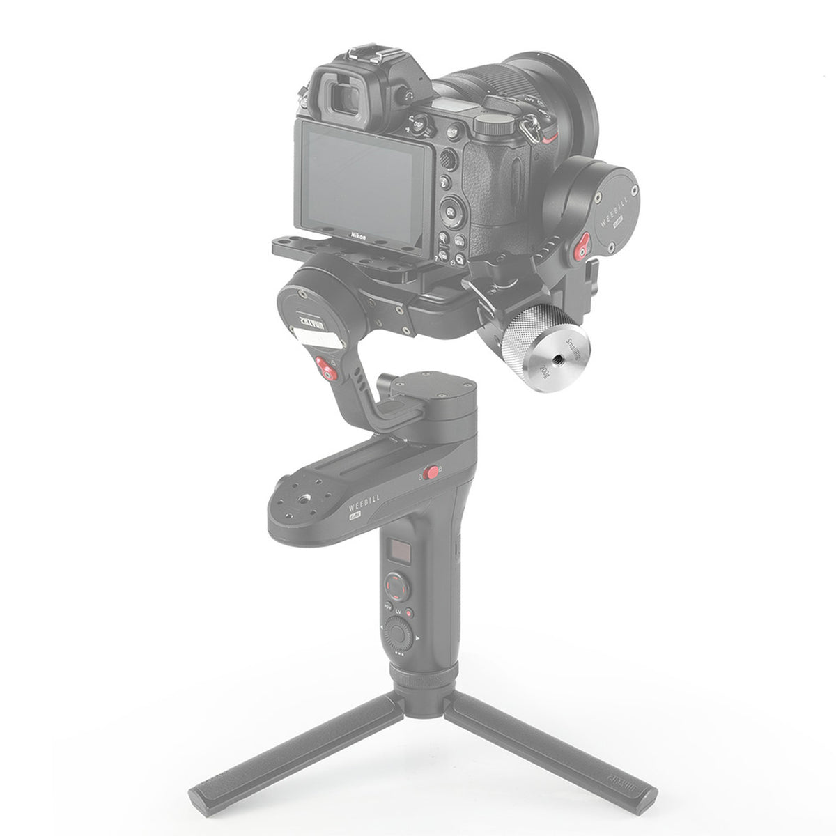 SmallRig AAW2285 Kontergewicht-Adapter – 200 g, 1/4-20" Gewinde – für DJI Ronin S, Zhiyun Gimbal Stabilizer