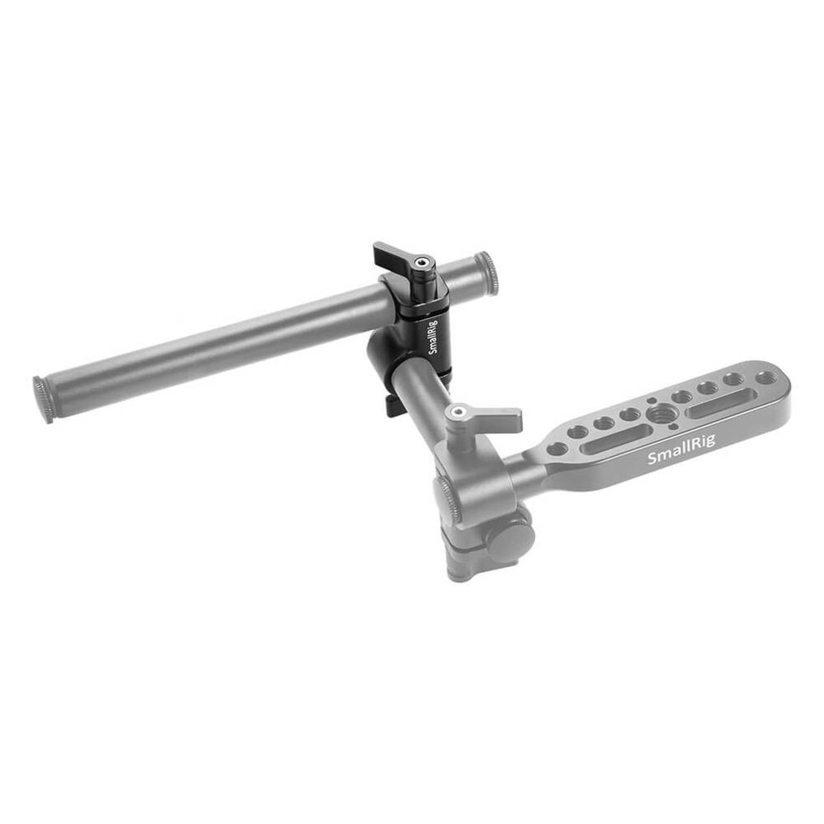 SmallRig 2069 Montageklemme – 90° für 15 mm Rod – Aluminium, Schwarz