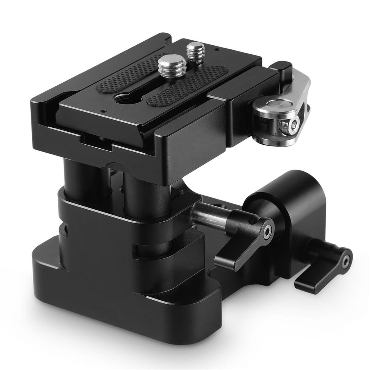 SmallRig 2092 Montageplatte – für Sony A6000, A6300, A6500 usw. – Aluminium, Schwarz – 126 × 87 × 112 mm