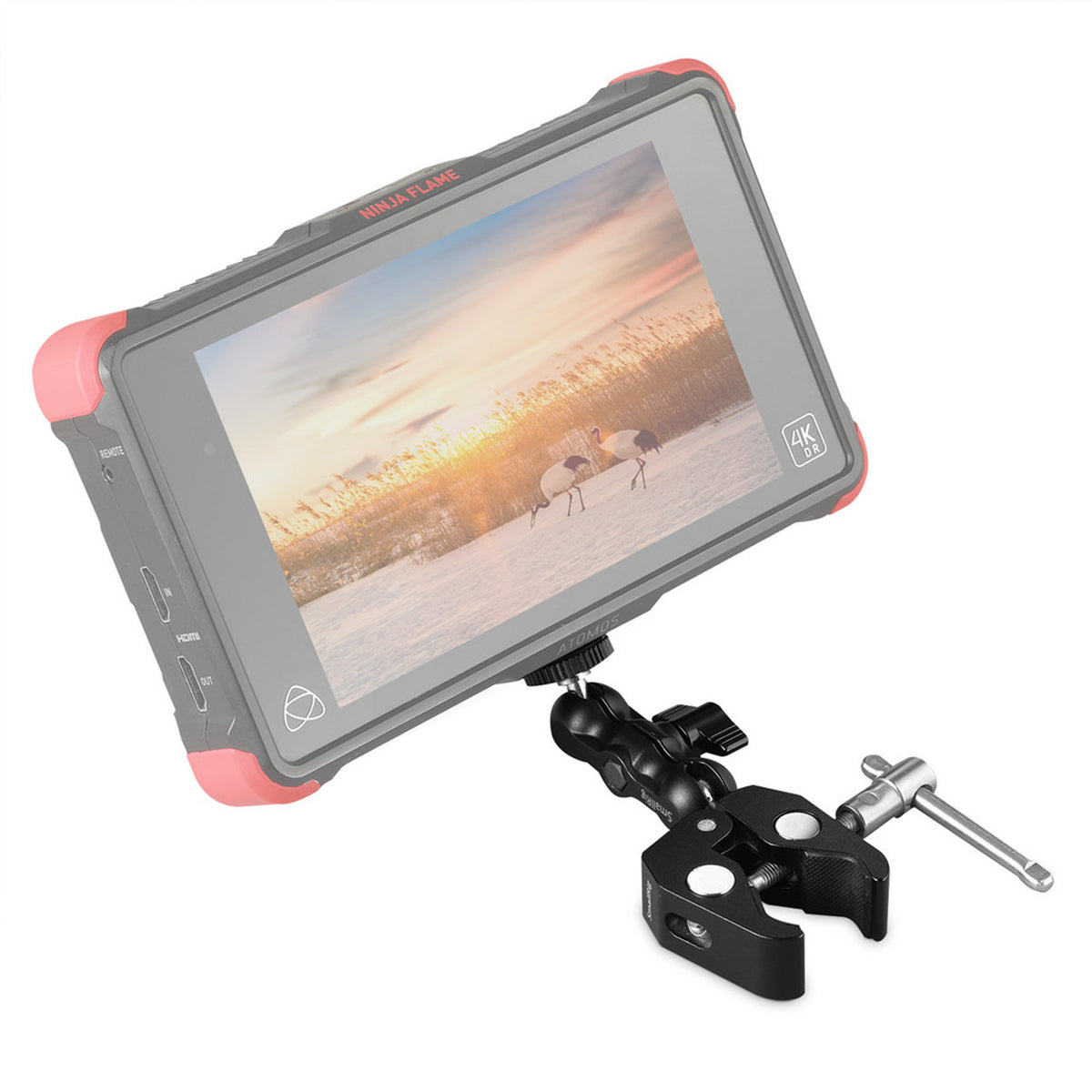 SmallRig 2164 Montageklemme – Aluminium, bis 1 kg – für Universal – Schwarz