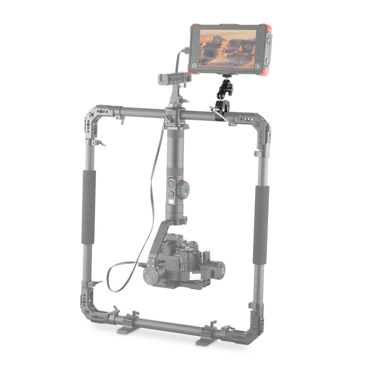 SmallRig 2164 Montageklemme – Aluminium, bis 1 kg – für Universal – Schwarz