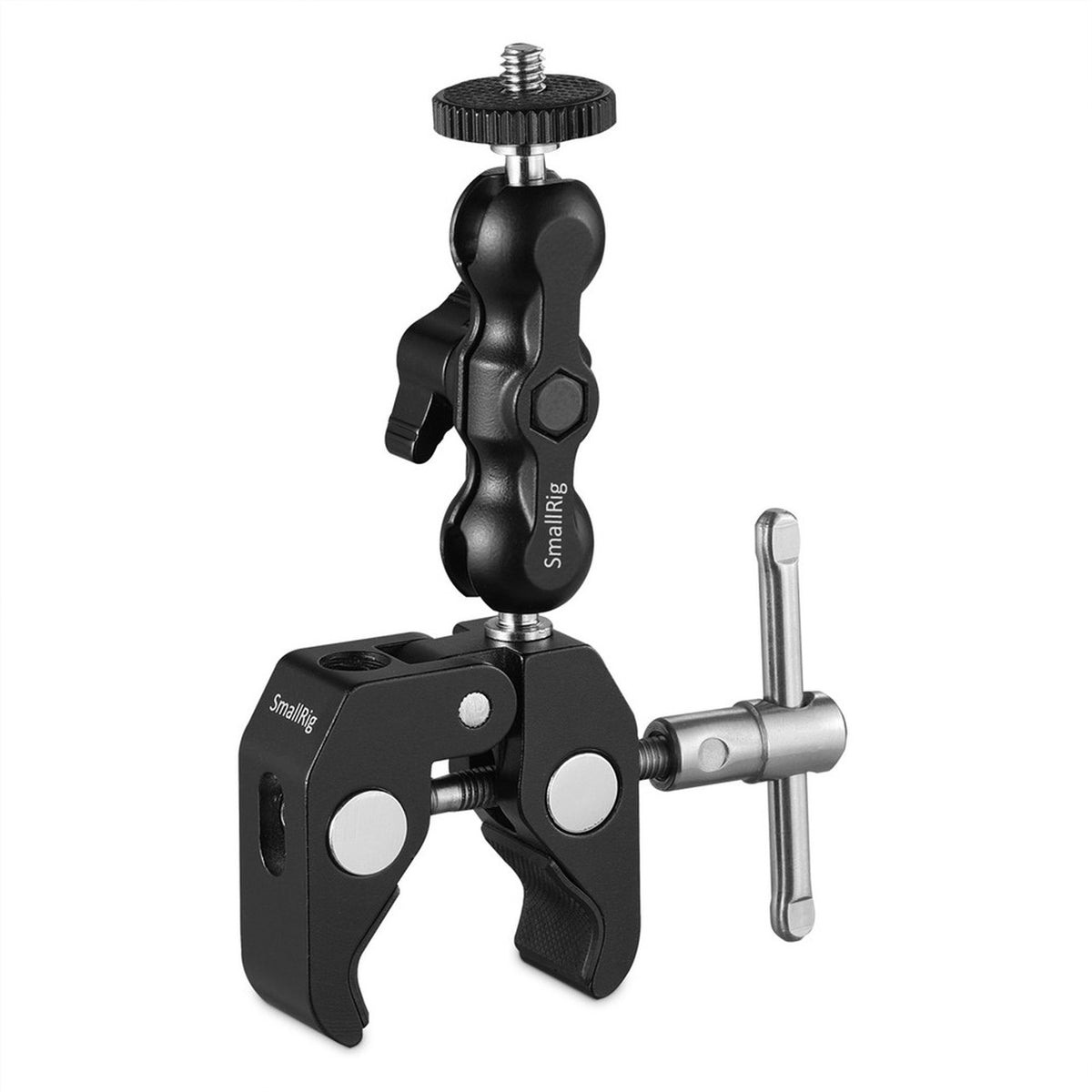 SmallRig 2164 Montageklemme – Aluminium, bis 1 kg – für Universal – Schwarz