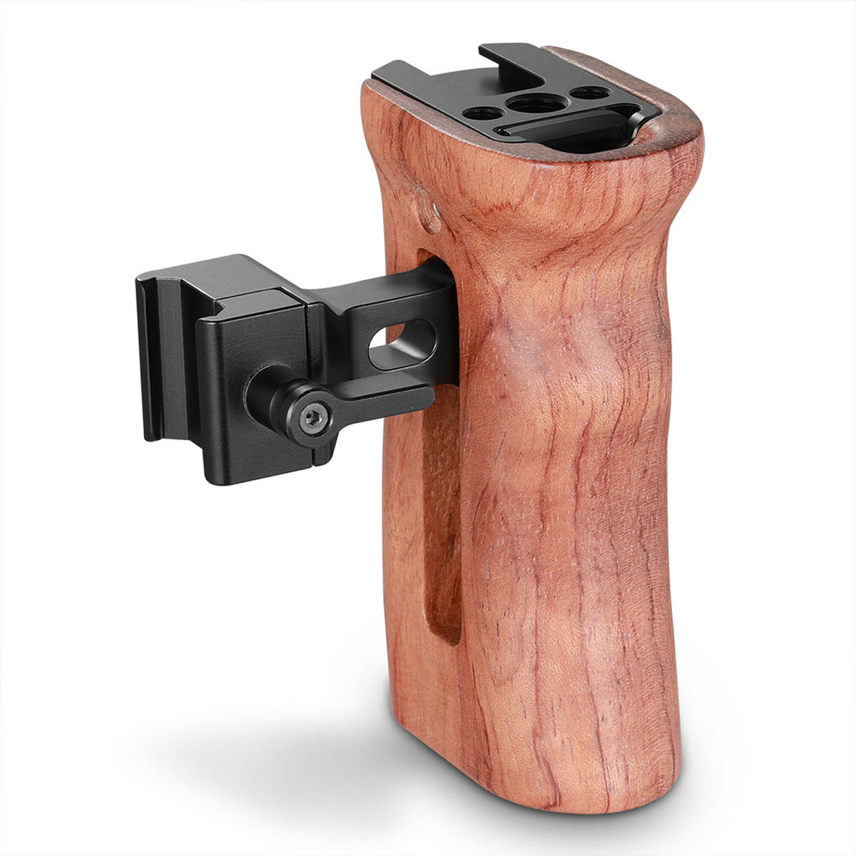 SmallRig 2187 Holz-NATO-Seitengriff (Kameragriff) – Aluminium/Holz, 105 × 75 × 66 mm, 207 g