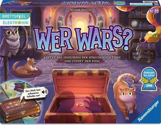 Ravensburger Wer war's? Refresh – Lernspiel, 2–4 Spieler, ab 6 Jahren, 45 Min., DE