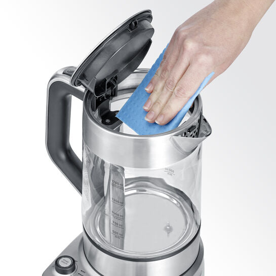 Severin Wasserkocher WK 3422 – Temperaturwahl (12 Stufen), Warmhalten (60 min), 3000 W, 360°-Sockel