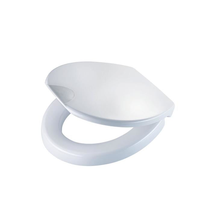 Diaqua Toilettensitz – Duroplast, Weiss, mit Deckel, mit Absenkautomatik, 37 × 44 cm