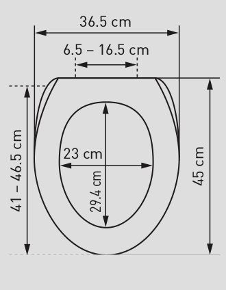 Diaqua NICE – WC-Sitz – Duroplast, mehrfarbig, mit Absenkautomatik, mit Deckel, 36,5 × 45 × 45 cm
