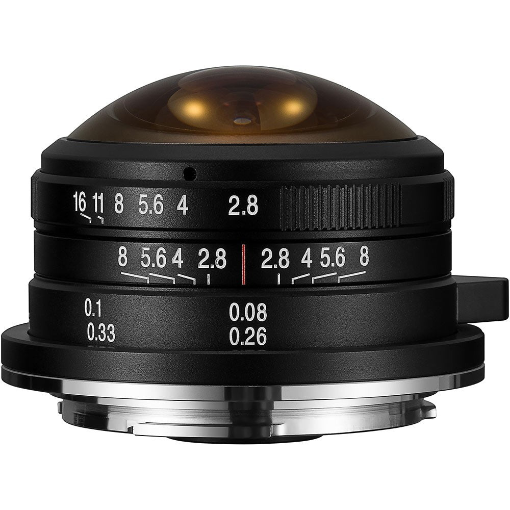 Laowa 4 mm f/2.8 Fisheye-Objektiv – für Micro Four Thirds (MFT), manuell, 210°