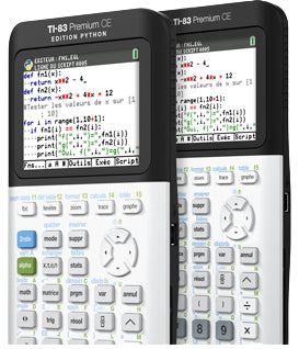 Texas Instruments Wissenschaftlicher Taschenrechner TI-83 Premium CE – Batteriebetrieben – Schwarz/Weiss