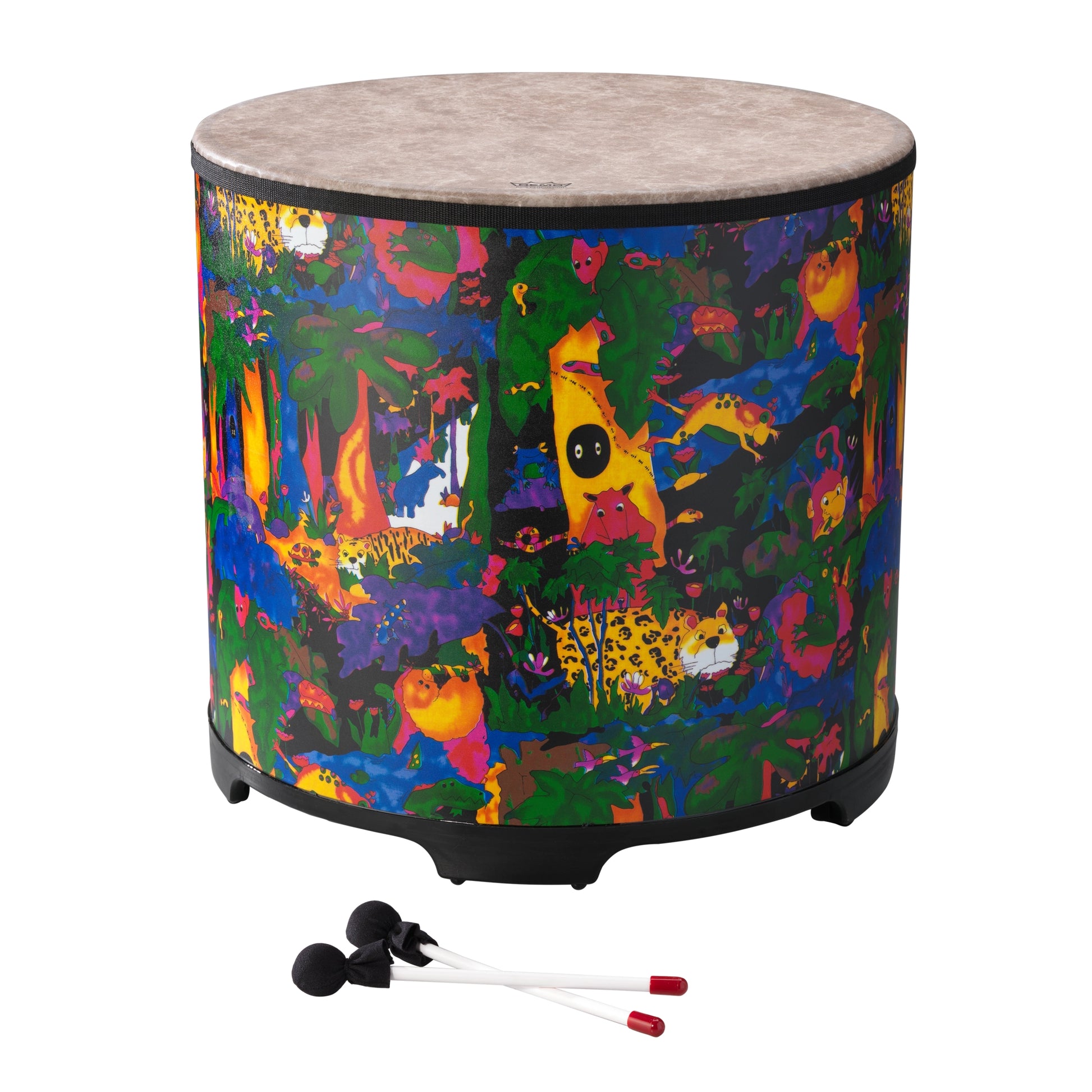 REMO Trommel – Floor Tom Rain Forest, 22", ab 5 Jahren