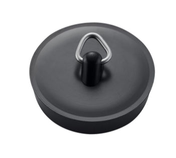 Diaqua Abflussstopfen – Ø4,55 cm, Gummi, Schwarz