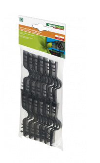 Windhager Befestigungs-Clip 32 × 2 mm Kunststoff – für Hagelschutz-Netze – 24 Stk – wetterfest