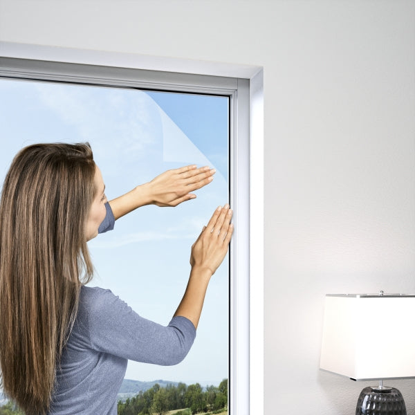 Windhager IS Plus Fenster-Fliegengitter – 130 × 150 cm – weiss – Kunststoff – für Fenster