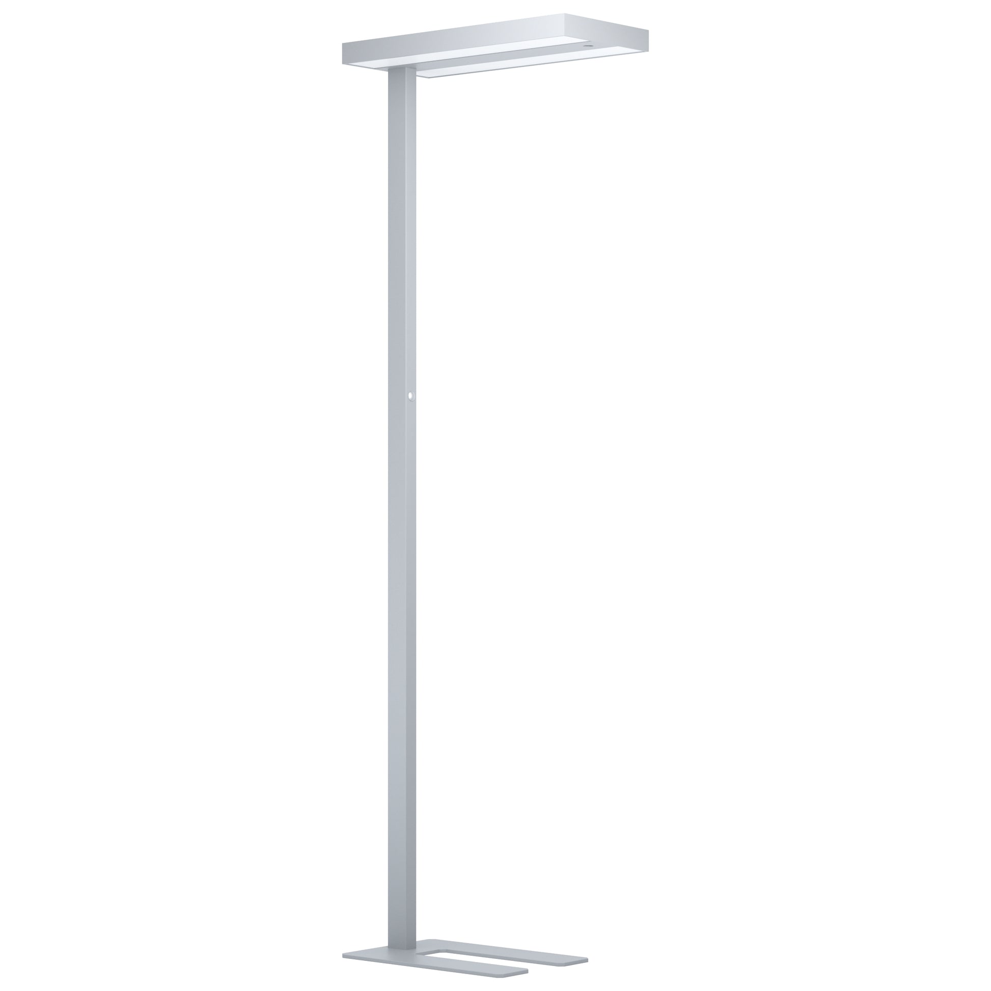 EGLO LED-Stehleuchte Garabella – 196 cm, 10500 lm, 72 W, 4000 K, dimmbar, Sensor, silber
