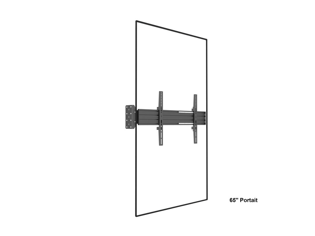 Multibrackets Pro MBFW1U – Wandhalterung, fix, für 55", VESA 600×400, bis 30 kg, schwarz