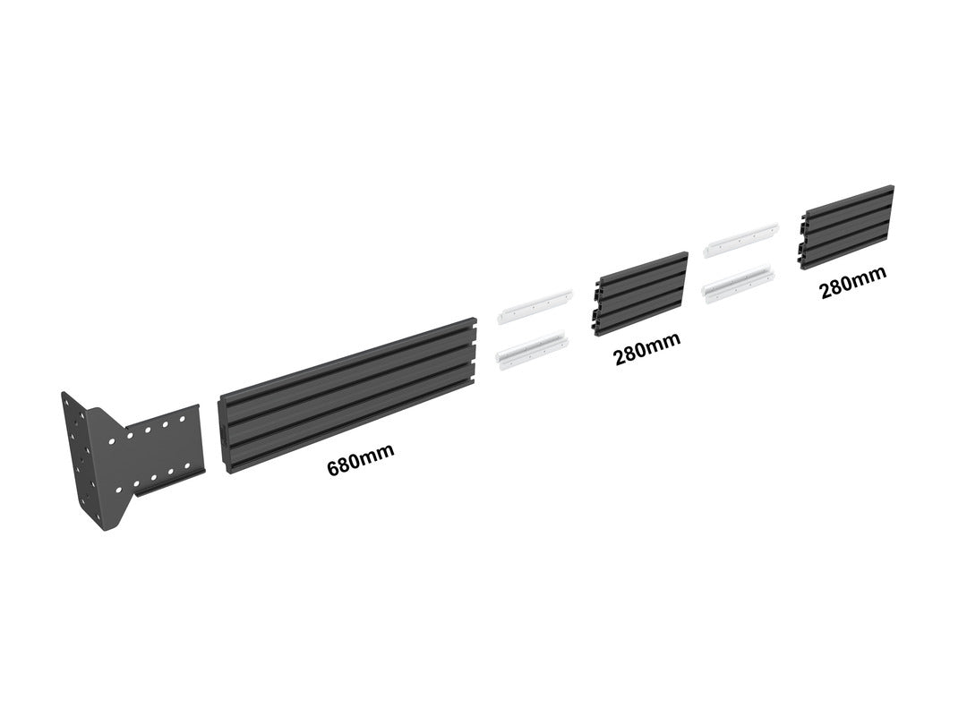 Multibrackets Pro MBFW1U – Wandhalterung, fix, für 55", VESA 600×400, bis 30 kg, schwarz