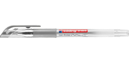 Edding 2185 Gelschreiber – Silber, Kappe
